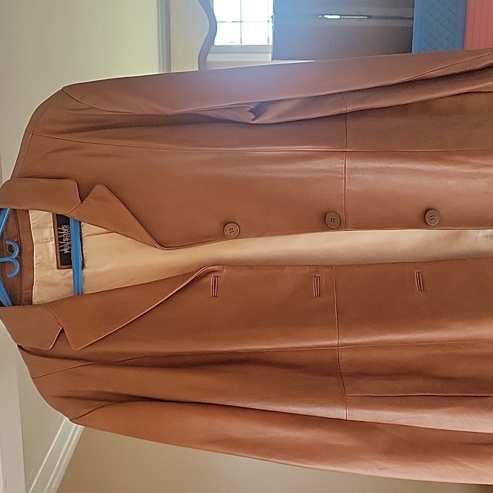 Wilson's Ladies Brown Leather Jacket L